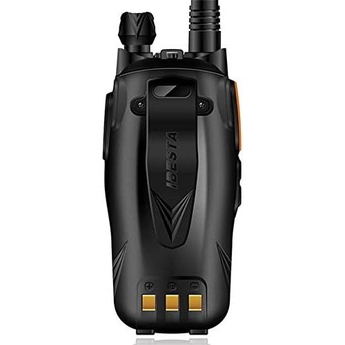  [아마존베스트]Zxh Interphone Walkie Talkie, Outdoor 50 Km Handheld UV Two-Segment Intercom Waterproof Engineering Property Walkie (1 Pair)