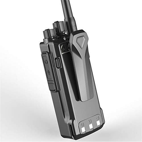  [아마존베스트]Zxh Interphone Walkie Talkie 50Km Waterproof Handmade Walkie Device (Black, 1 Pair)