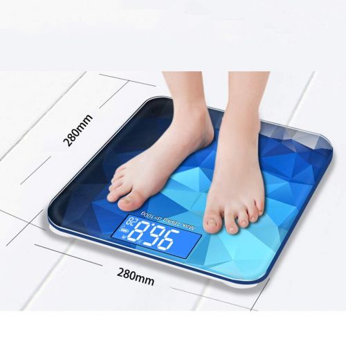  Zxwzzz Rechargeable Electronic Weighing Scales Human Scales Household Adult Weight Loss Scales (Color : B)
