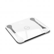 Zxwzzz Charging Body Fat Scale Multi-Function Electronic Scale APP Bluetooth Smart Weight Scale (Color : White)
