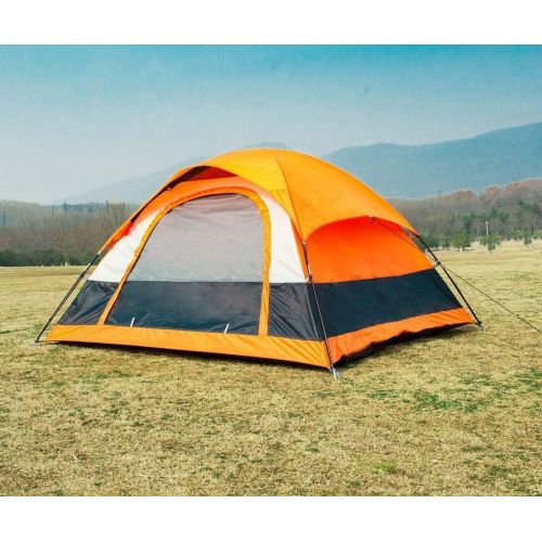  ZXYAN Tent Windproof Waterproof Camping Tent Outdoor Quick Opening Camping Tent Portable Sun Shelter Waterproof Shade Canopy for Hiking Travel Rainfly Tents Outdoor Camping Supplie