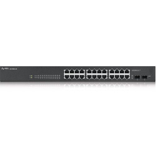  ZyXEL GS1900-24 24-Port Gigabit Managed Network Switch with SFP