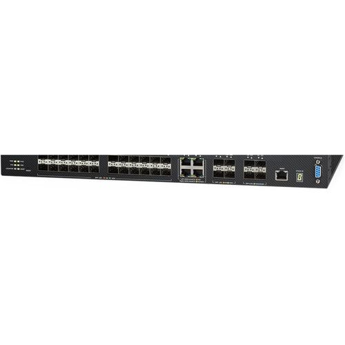  ZyXEL 32-Port AC GbE SFP Layer 3+ Managed Ethernet Switch with Four 10 GbE SFP+ and Four GbE SFP/RJ45 Combo Ports