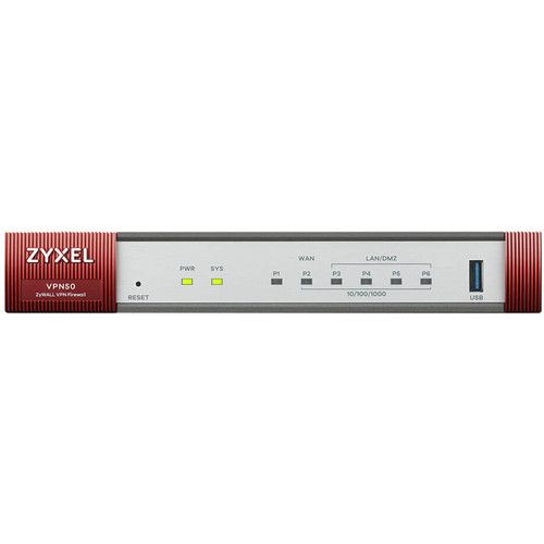  ZyXEL VPN50 ZyWALL SPI Firewall (800 Mb/s)