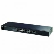 ZyXEL Zyxel 24-Port Gigabit Ethernet Unmanaged Switch - Fanless Design with 2 SFP Ports [GS1100-24]