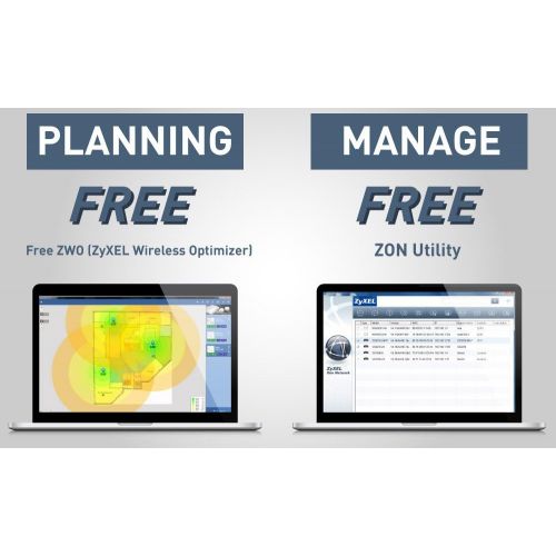  ZyXEL Zyxel WiFi 11ac Wave 2, 3x3 Managed Access Point, PoE, MU-MIMO, Dual Band, 802.11ac, Unified, Manage with USG, UAG, or NXC Series (NWA5123-AC HD)