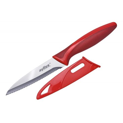  Zyliss Kuechenmesser Messer-Set, TPE, PP, SS, gruen/rot/violett/Edelstahl 31 x 13.5 x 3 cm