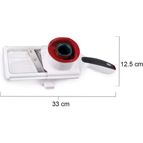  [아마존베스트]Zyliss Handheld Slicer, 13, White/Red