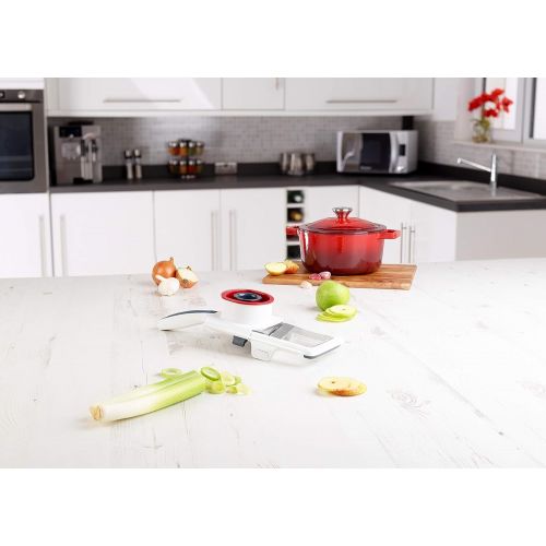  [아마존베스트]Zyliss Handheld Slicer, 13, White/Red