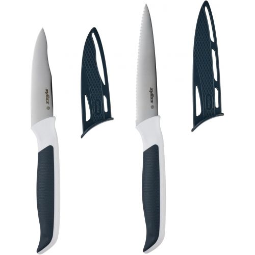  Zyliss - E920243U Zyliss Comfort 2 Piece Paring Knife Set, 4 inches, White