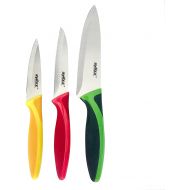 ZYLISS 3 Piece Value Knife Set with Sheath Covers, Stainless Steel