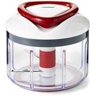 [아마존베스트]Zyliss Stainless Steel and Plastic Easy Pull Food Processor, 750 ml - White/Grey/Red