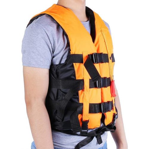  [아마존베스트]Zyyini Sports Life Jacket, Water Sports Life Jacket for The Entire Family(Orange L)