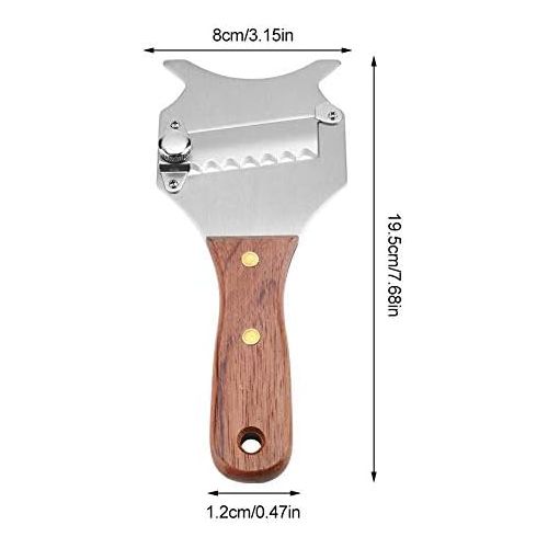  Zyyini Kasehobel, Edelstahl Trueffel Kasehobel Einstellbare Klinge Schokoladenrasierer fuer Kuechenhelfer