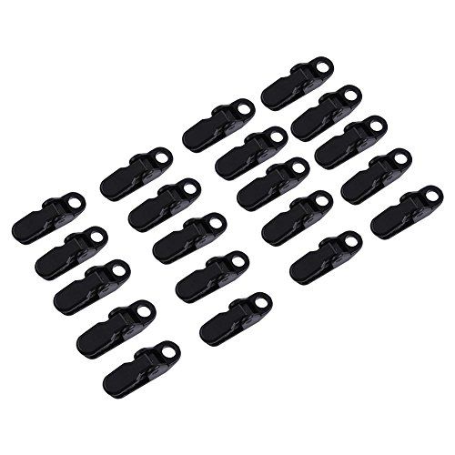  Zyyini 20pcs Tarp Clip, Heavy Duty Multi-Purpose Thumb High Stability Alligator Clip, Tent Clamp Clips Tighten for Outdoors