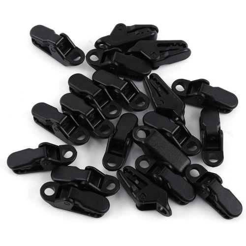  Zyyini 20pcs Tarp Clip, Heavy Duty Multi-Purpose Thumb High Stability Alligator Clip, Tent Clamp Clips Tighten for Outdoors