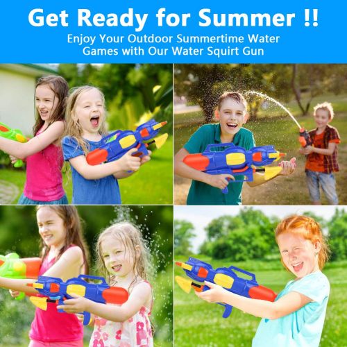  Zyyini Children Play Water Gun, Water Squirt Gun Toys for Kids Boys Girls Indoor Outdoor Swimming Pool Water Fighting Toy Party Favors (2#)