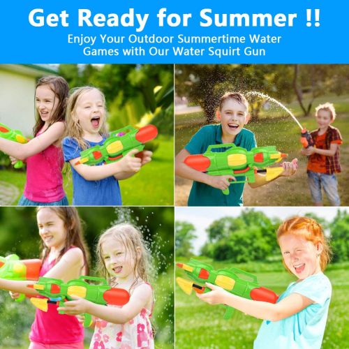  Zyyini Children Play Water Gun, Water Squirt Gun Toys for Kids Boys Girls Indoor Outdoor Swimming Pool Water Fighting Toy Party Favors (2#)