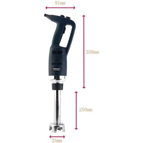  Zz Pro Commercial Electric Big Stix Immersion Blender Hand held variable speed 500 Watt Mixer with 10-Inch Removable Shaft, 15-Gallon capacity(LW500S10)