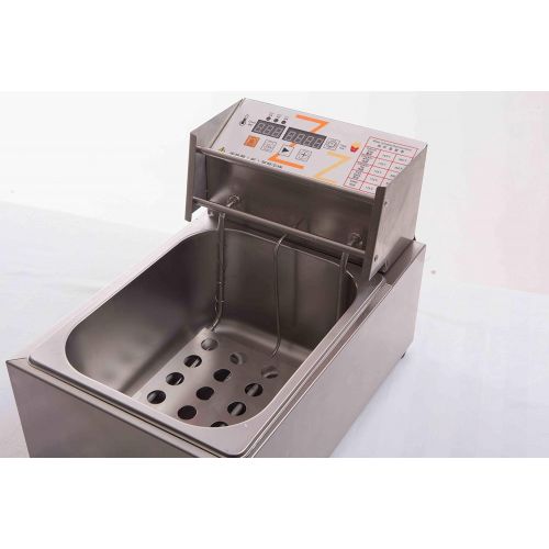  ZzPro Zz Pro Electric Heavy-Duty Counter top 5.5L Deep Fryer with Intelligent System Precise Temperature Control 2500W Stainless Steel Commercial Use