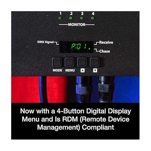  ADJ Products SDC12 DMX Controller + DP-415R 4 Channel DMX512 Dimmer Pack Bundle