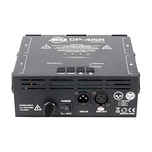  ADJ Products SDC12 DMX Controller + DP-415R 4 Channel DMX512 Dimmer Pack Bundle