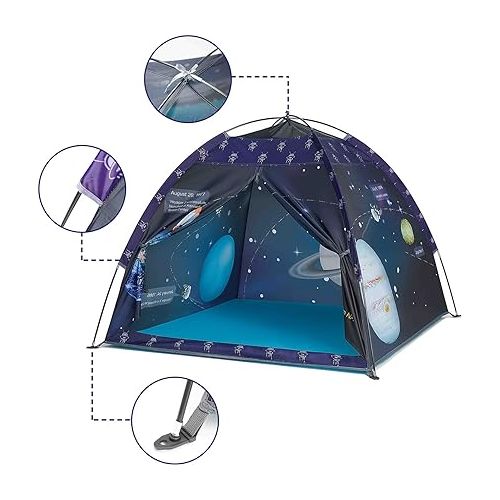  alprang Space World Play Tent Galaxy Dome Playhouse for Boys and Girls Imaginative Play-Astronaut Space for Kids Indoor and Outdoor Fun, Perfect Kid’s Gift- 47