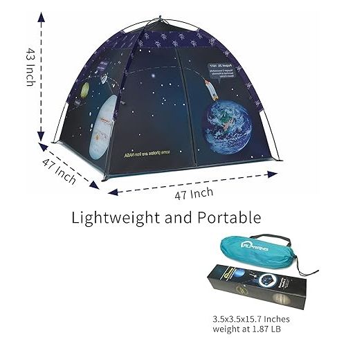  alprang Space World Play Tent Galaxy Dome Playhouse for Boys and Girls Imaginative Play-Astronaut Space for Kids Indoor and Outdoor Fun, Perfect Kid’s Gift- 47