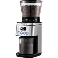 Burr Coffee Grinder, AMZCHEF Electric Coffee Bean Grinder with 30 Precise Settings, Anti-Static Espresso Coffee Grinder 1-14 Cups or 1-56 Seconds
