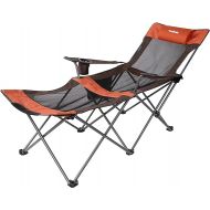 apollo walker Folding Camping Chair Beach Chairs Mesh Reclining for Adults Portable Outdoor Lounger Lightweight Sun Chairs with Carry Bag,for Camp Picnics Fishing