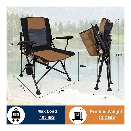  apollo walker Beach Chair,Portable Adults Stable Comfortable Folding Patio Lawn Chairs for Outdoor,Breathable Comfy Chair Support to 400LBS,for Camping & Fishing & barbeque