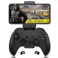 arVin Bluetooth Controller for iPhone/iPad/iOS/Android/Tablet/Switch Controller, Wireless Gaming Gamepad for iPhone 15/14/13/12, Samsung Galaxy S22/S21/S20 Ultra with Phone Holder, Back Button, Turbo
