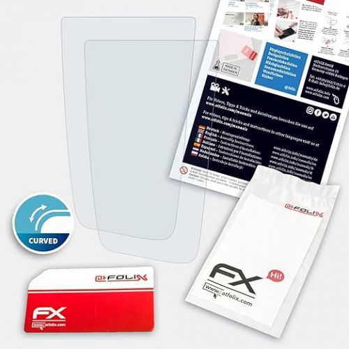  atFoliX Screen Protector compatible with Wellue Checkme O2 Max Protector Film, ultra clear and flexible FX Screen Protection Film (2X)