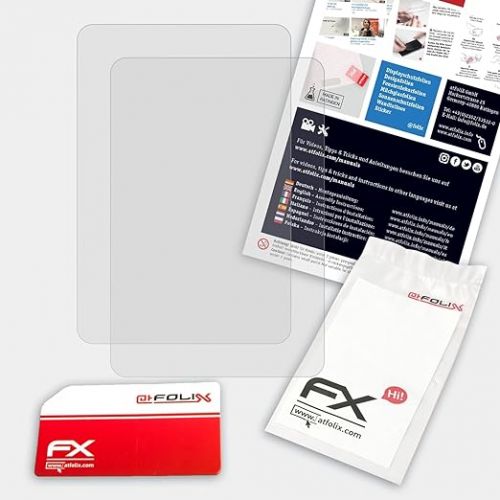  atFoliX Screen Protector compatible with Wellue Pulsebit EX Screen Protection Film, anti-reflective and shock-absorbing FX Protector Film (2X)