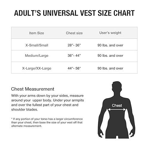  awesafe Adult Watersport Universal Vest
