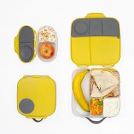 b.box Kids Lunch & Snack 3-Pack. Includes Matching Lightweight Bento Lunch Box, Mini Lunch Box & Snack Box for Kids and Toddlers. School Supplies (Lemon Sherbet)