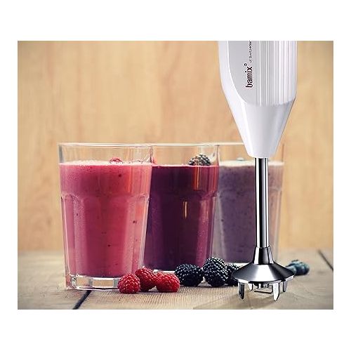  Bamix Pro-2 G200 Professional Series NSF Rated 200 Watt 2 Speed 3 Blade Immersion Hand Blender with Wall Bracket