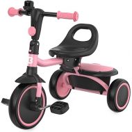 besrey Kids Tricycles Age 18 Month to 5 Years, Toddler Tricycle Kids Trikes Tricycle, Gift Toddler Tricycles for 2-5 Year Olds, Gift & Toys for Boy & Girl, Trikes for Toddlers, Pink