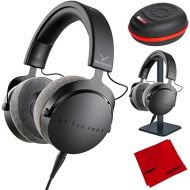 beyerdynamic 729906 DT 700 PRO X Closed-Back Studio Headphones for Recording & Monitoring Bundle with Deco Gear Full-Sized Headphone Case, Headphone Stand and Microfiber Cleaning Cloth