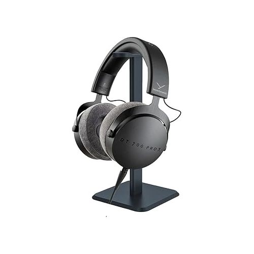  beyerdynamic 729906 DT 700 PRO X Closed-Back Studio Headphones for Recording & Monitoring Bundle with Deco Gear Full-Sized Headphone Case, Headphone Stand and Microfiber Cleaning Cloth