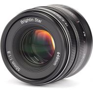 55mm F1.8 Full Frame Manual Focus for Sony E Mount Mirrorless Cameras, Large Aperture Standard Fixed Lens, Fit for ZV-E10, A7IV, A6400, A7II, A7SIII, A7III, A7C, A6600, A6100(Black)
