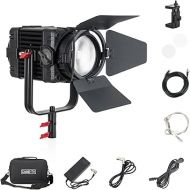 Came-TV LED Video Light Fresnel Focusable Light COB Daylight 5600K CRI96+ TLCI98 Boltzen B100W-MK2 Fanless, LCD Display Screen Portable Photography Lighting with Power Adapter,D-Tap Cable,Soft Filter