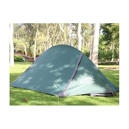  1 Person Tent for Camping Hiking Mountain Hunting Backpacking Tents 4 Season Resistance to Windproof Rainproof and Waterproof