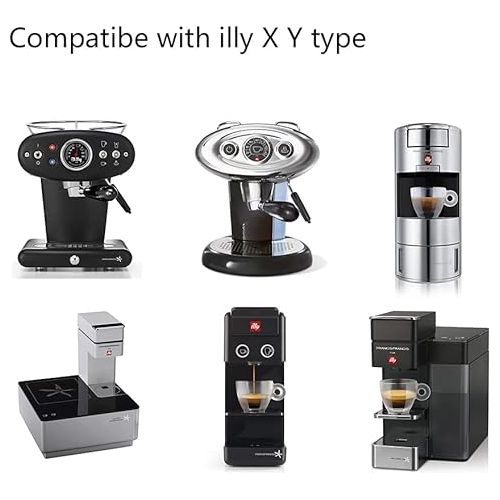  refillable coffee capsule reusable iperEspresso pod cup coffee filter fit for illy X1 X7 X9 Y1 Y3 Y5 Y9 machine Metal Stainless Steel