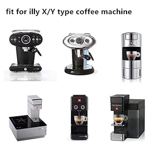  refillable coffee capsule reusable filter capsule pod fit for illy X1 X7 X9 Y1 Y3 Y5 Y9 machine 2capsule+1tamper