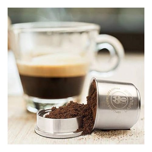  refillable coffee capsule reusable filter capsule pod fit for illy X1 X7 X9 Y1 Y3 Y5 Y9 machine 2capsule+1tamper