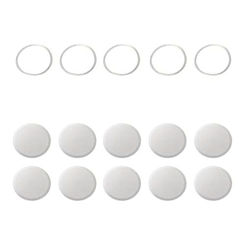  steel filter 10pcs and silicone ring 5pcs fit for CAPSULONE resuable refillable coffee capsule fit for illy