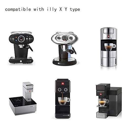  stainless steel refillable capsule compatible with illy coffee maker machine filter