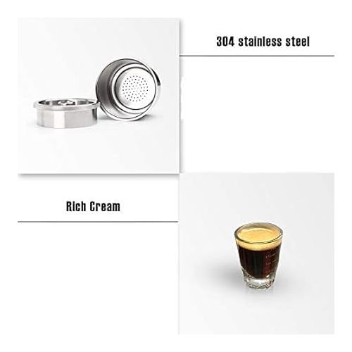  refillable coffee capsule reusable iperEspressp capsule pod coffee filter fit for illy X1 X7 X9 Y1 Y3 Y5 Y9 machine