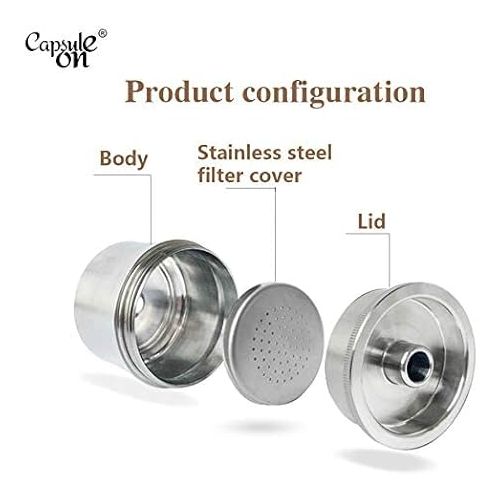  1pcs Stainless Steel Reusable capsule pod fit for illy coffee maker X Y type refillable coffee filter